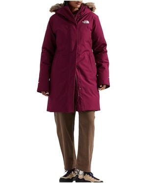 The North Face Arctic Parka "Burgundy Crush" Nf0A84J2 Mvo" - Black