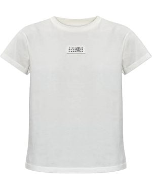 MM6 by Maison Margiela Overdyed Jersey T-Shirt "Off" S52Gc0327M20258101" - Black