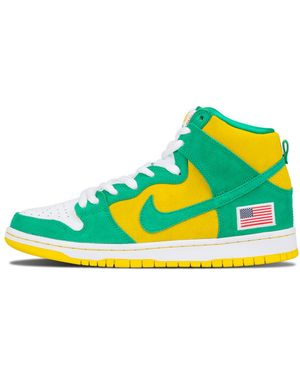 Nike Dunk High Pro Sb "Oakland A's" 305050 337" - Black