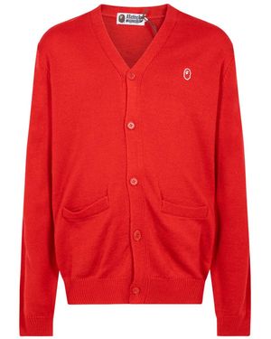 A Bathing Ape Cardigan X Kid Cudi - Red