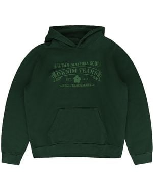 DENIM TEARS Adg Hoodie Dt651" - Green