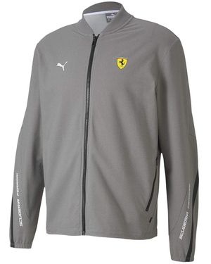 PUMA Scuderia Ferrari Lightweight Sweat Jacket 596148 03" - Black