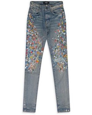 Amiri Painter Skinny Jeans Ps22Mds202 408" - Black