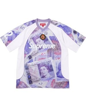 Supreme Pounds Soccer Jersey "Fw25 - Purple