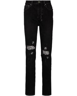 Ksubi Chitch Leopard Patch Jeans "Krow" 5000007234" - Black