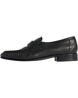 The Row Soft Loafers F1280 Sn60 Blk" - Black