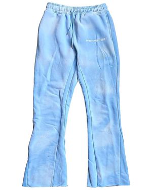 RETROVERT Flare Joggers "Baby" Ret037" - Blue