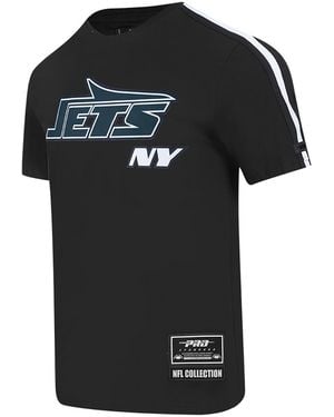 Pro Standard New York Jets Taping Mesh T-Shirt Fnj1410868 Blk" - Black