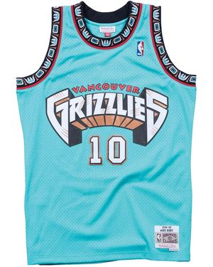 Mitchell & Ness Nba Swingman Road Jersey Grizz "Mike Bibby" Smjygs18219 Vgrteal98Mbi" - Blue