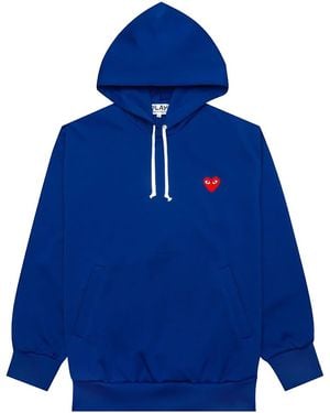 COMME DES GARÇONS PLAY Play Heart Hoodie Az T174 051 2" - Blue