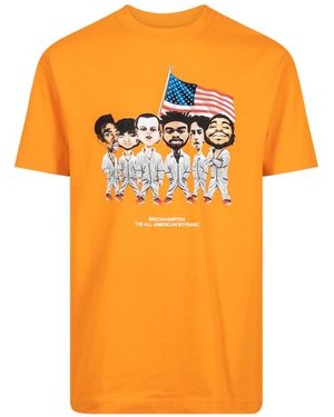 BROCKHAMPTON All-American Caricature T-Shir 93852304" - Black