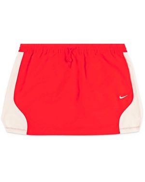 Nike Nsw Mid-Rise Mini Skirt "Light Crimson Chalk" If0556 696" - Red
