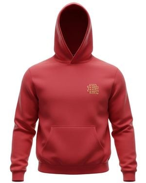 Eric Emanuel Ee Hoodie "Light" Ee666" - Red