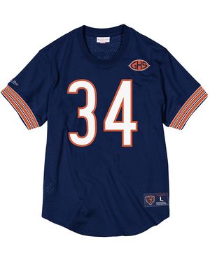 Mitchell & Ness Nfl N&N Mesh Crewneck Bears 1983 Walter Payton "Bears" Tnmp6294 Cbe83Wpanavy" - Blue