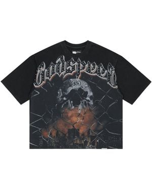 GODSPEED NEW YORK Fences T-Shirt Gs210" - Black