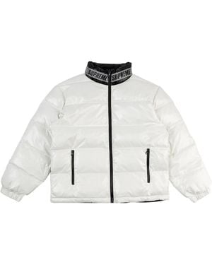 Supreme Shiny Reversible Puffy Jacket "Ss20" Su8931" - Black