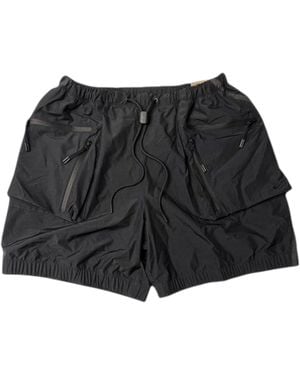 Nike Dri Fit Linear Logo 9-Inch Shorts "Cool" Aq5215 065" - Black