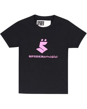 Sp5der 5Uki Baby T-Shirt 532" - Black