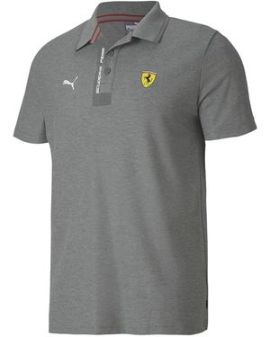 PUMA Scuderia Ferrari Polo "Medium Heather" 596150 03" - Black