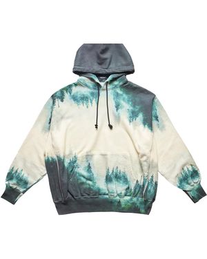 Undercover Twin Peaks Hoodie Multi "Multi" Uc2D48071" - Green