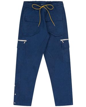 Rhude Heavy Cargo Pant Rhd-Mbtm-0201" - Blue