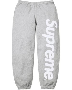 Supreme Satin Appliqué Sweatpant "Ss26 - Black