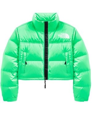 The North Face Nuptse Short Jacket "Chlorophyll" Nf0A5Gge8Yk" - Green