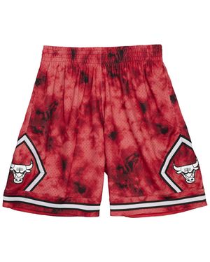 Mitchell & Ness Galaxy Swingman Shorts "Nba Chicago Bulls 1997" Smshkm19054 Cbured197"