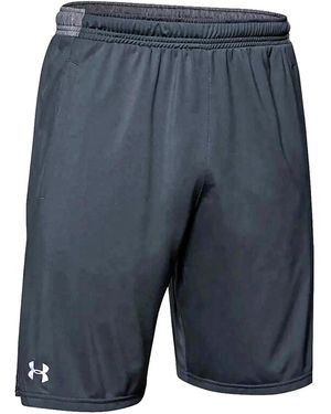 Under Armour Locker 9" Pocketed Shorts "Stealth" 1351350 008" - Black