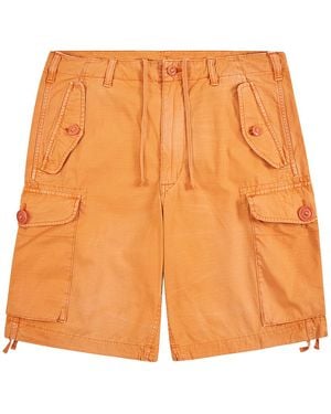 Polo Ralph Lauren Ripstop Cargo Shorts "Washed Optic" 710P08214002" - Orange