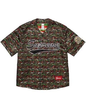 Supreme Floral Jacquard Jersey "Ss26 - Black
