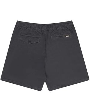 Aimé Leon Dore Drawstring Chino Shorts Ss23Wr001 Volcanic Ash" - Black