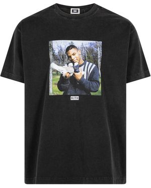 Kith Mike Tyson Vintage T-Shirt Khm033157 001" - Black