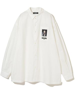 Undercover Long Sleeve Shirt With Patch Uc1E4411" - Black