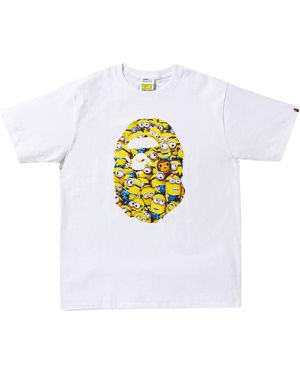 A Bathing Ape Minions Shirt 033" - Black