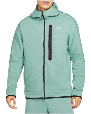 Nike Sportswear Tech Fleece Full-Zip Hoodie Dd4688 361" - Green