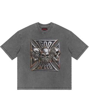 GODSPEED NEW YORK Omerta T-Shirt Wash" Gs445" - Black