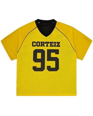 corteiz Reversible 95 Mesh Jersey Co05" - Yellow