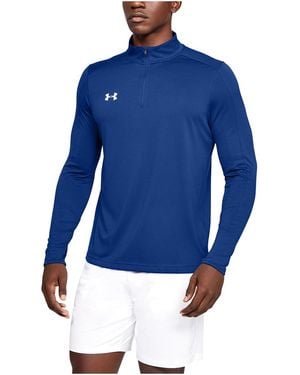 Under Armour Locker Quarter-Zip Long-Sleeve Shirt "Royal 1293901 400" - Blue