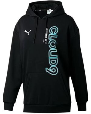 PUMA Simulation Hoodie "Cotton Hawaiian Ocean" 583898 01" - Black