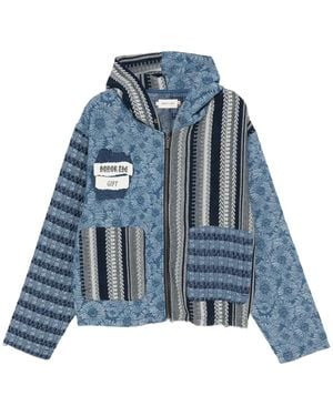 Honor The Gift Tapestry Full Zip Hoodie Htg260166 Ind" - Blue