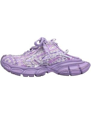 Balenciaga 3Xl Mule "Lilac Check" 863452 W3Xpl 5550" - Purple