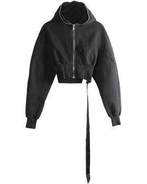 Rick Owens Felpa Collage Gimp Hoodie Ds01F4233 F 09" - Black