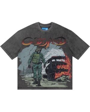 GODSPEED NEW YORK Khaos T-Shirt Wash" Gs279" - Black