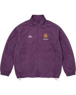 Supreme Umbro Cotton Ripstop Track Jacket "Ss26 - Purple