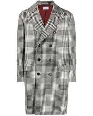 Brunello Cucinelli Wool Coat Brun2240" - Black