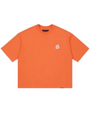 GODSPEED NEW YORK Gs Logo T-Shirt Gs410" - Orange