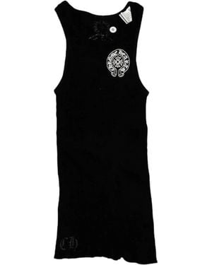 Chrome Hearts Horseshoe Tank Top Chrm1607" - Black