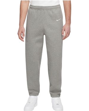 Nike Solo Swoosh Heavy Fleece Trousers "Dark" Cw5460 063" - Black