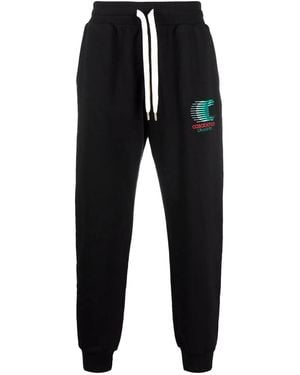 CASABLANCA Grand Prix Logo Embroidered Sweatpant Mf21 Jtr 007" - Black